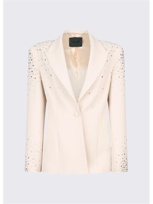 Blazer slim fit con ricami gioiello LIU JO | PA6005T2527/X0753